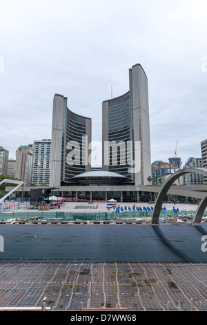 Toronto neue City Hall Nathan Phillips Square Stockfoto