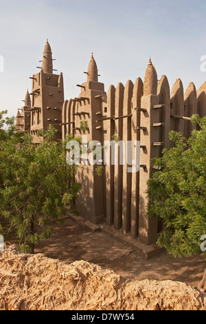 Die große Moschee von Mopti in Mali, Westafrika Stockfoto