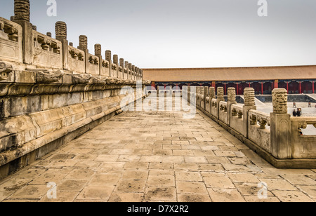 Attika in der Verbotenen Stadt (Imperial Palace), Peking, China Stockfoto