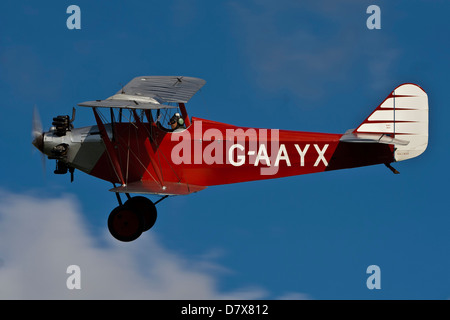 G-AAYX südlichen Martlet Doppeldecker fliegen in Old Warden Shuttleworth Airshow Stockfoto