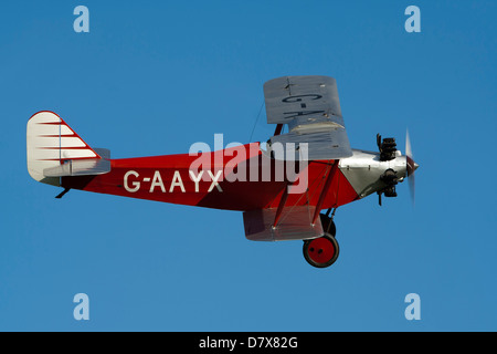 G-AAYX südlichen Martlet Doppeldecker fliegen in Old Warden Shuttleworth Airshow Stockfoto