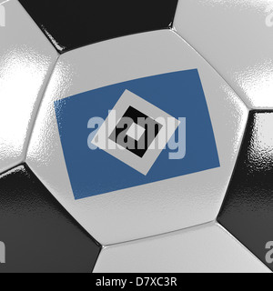 Hamburger SV-Fußball Stockfoto