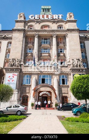 Budapest Ungarn iconic Luxus älteste Gellert Hotel Gyogyszallo Whirlpool Komplex gebaut 1927 Therme Schwimmbäder Stockfoto