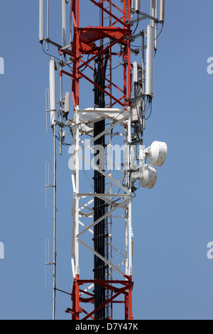 Antennen-Array Telefon signal servieren. Stockfoto