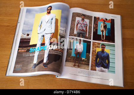 Britischen GQ Magazin Juni 2013 Stockfoto