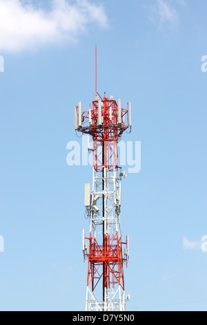 Antennen-Array Telefon signal servieren. Stockfoto