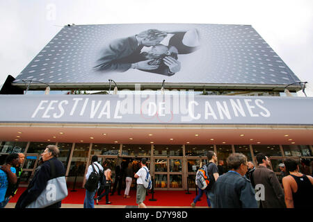 Cannes, Frankreich. 14. Mai 2013. Palais Des Festivals auf dem 66. Cannes Film Festival. 14. Mai 2013 /picture Allianz/Alamy Live News Stockfoto