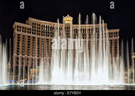 Bellagio Fountains - Las-Vegas-Nevada - USA Stockfoto