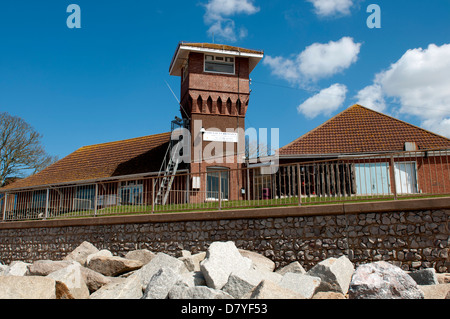 Nationalen Coastwatch Institution Station, Exmouth, Devon, England, UK Stockfoto