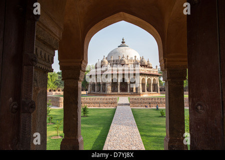 Isa Khan Niazi, Humayun Grabanlage, Delhi, Indien Stockfoto