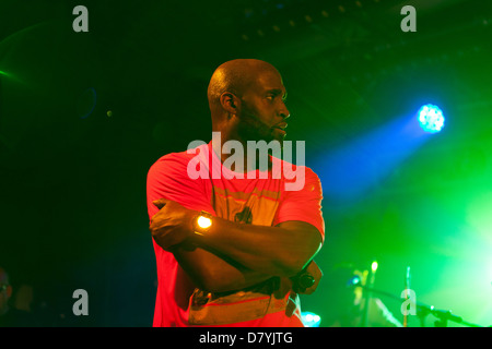 De La Soul erklingt in allen Morgen Parteien, Camber Sands, West Sussex, England, Vereinigtes Königreich. Stockfoto