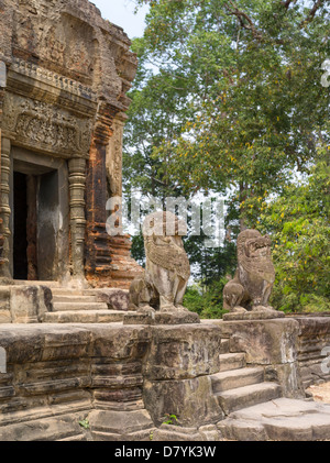 Preah Ko Tempelruinen. Angkor archäologischer Park. Siem Reap. Kambodscha Stockfoto