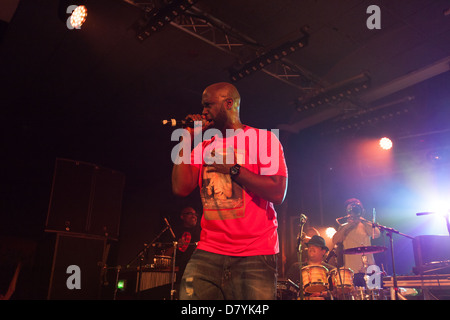 De La Soul erklingt in allen Morgen Parteien, Camber Sands, West Sussex, England, Vereinigtes Königreich. Stockfoto