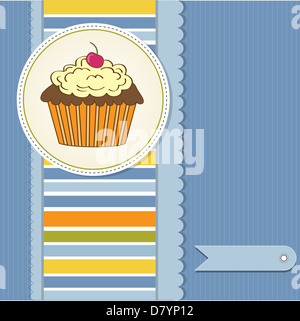 Geburtstag Cupcake Stockfoto