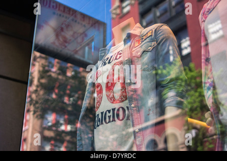 Eine wahre Religion Bekleidungsgeschäft in New York Stockfoto