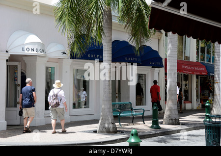 Ralph Lauren Store in Philipsburg, St.Maarten, Niederländische Antillen Stockfoto