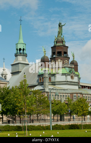 Kapelle Notre-Dame de Bonsecours, Montreal, Quebec, Kanada Stockfoto