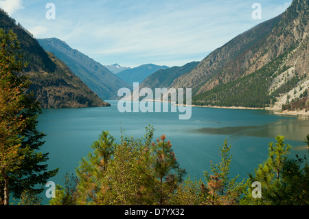 Seton Lake, in der Nähe von Lillooet, British Columbia, Kanada Stockfoto