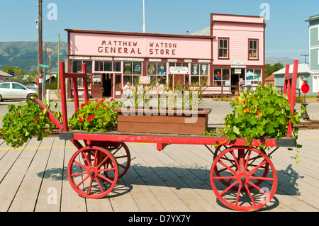 Matthew Watson Gemischtwarenladen, Carcross, Yukon, Kanada Stockfoto