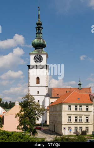 Kirche St. Martin, Třebíč, Tschechien Stockfoto