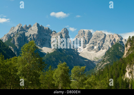 Monte Cristallo, die Dolomiten, Veneto, Italien Stockfoto