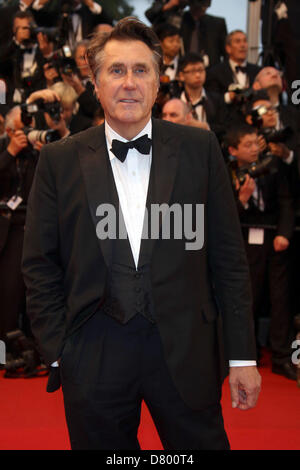 Cannes, Frankreich, besucht am 15 Mai 2013.Musician Bryan Ferry die Premiere von "The Great Gatsby" bei den 66. Internationalen Filmfestspielen im Palais des Festivals in Cannes, Frankreich, am 15. Mai 2013. Foto: Hubert Boesl/DPA/Alamy Live-Nachrichten Stockfoto