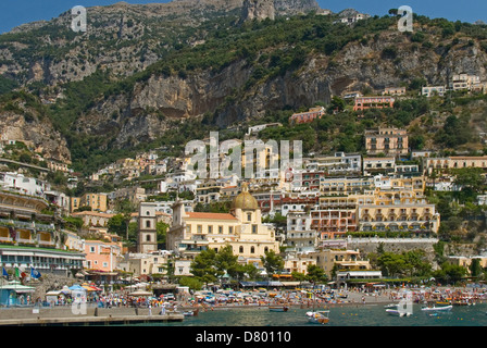 Positano, Amalfi Küste, Kampanien, Italien Stockfoto