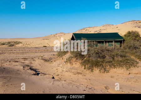 Wilderness Safaris Skeleton Coast Camp, Skeleton Coast Nationalpark, Namibia. Stockfoto