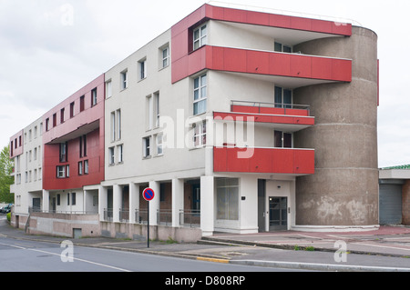 Cité des Beaudottes, Sevran, Paris Vorort, Frankreich, Europa. Stockfoto