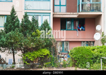 Cité des Beaudottes, Sevran, Paris Vorort, Frankreich, Europa. Stockfoto