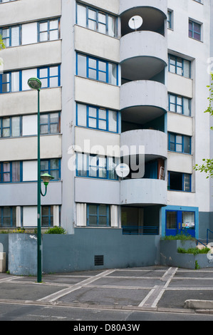 Cité des Beaudottes, Sevran, Paris Vorort, Frankreich, Europa. Stockfoto