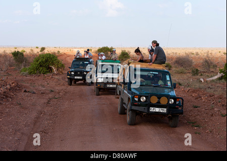 Tsavo East Nationalpark, Kenia. Stockfoto