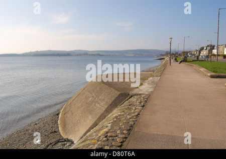 Uferpromenade in Helensburgh auf dem Zielschiff Stockfoto