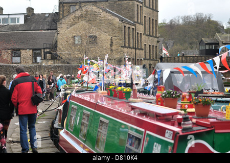 Skipton Wasserstraße Festival 2013 Stockfoto