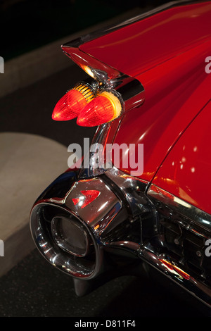 Details eines Elvis Presleys Autos in Graceland, Memphis, Tennessee, USA Stockfoto