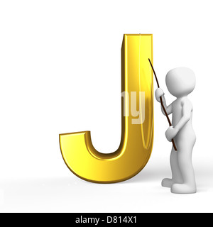 Das goldene Alphabet für das Schreiben für besondere Grüße, Text, Karten und Wünsche als Stockfoto