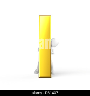 Das goldene Alphabet für das Schreiben für besondere Grüße, Text, Karten und Wünsche als Stockfoto