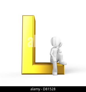 Das goldene Alphabet für das Schreiben für besondere Grüße, Text, Karten und Wünsche als Stockfoto