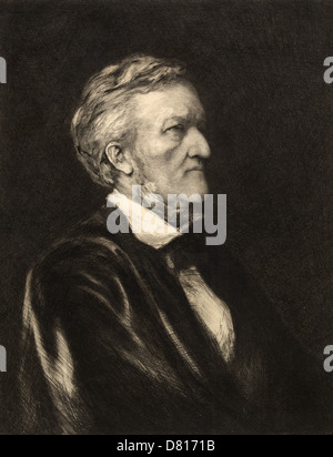 Richard Wagner, Wilhelm Richard Wagner, deutscher Komponist Stockfoto