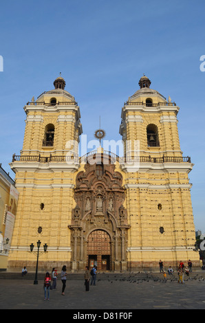 San Francisco Kathedrale und Kloster, Lima, Peru Stockfoto