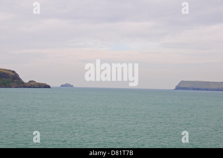 Padstow, Fischerdorf, der Pfad gibt Zugang zur Küste mit Stepper Point und Trevose Head eine einfache Tag zu Fuß gehen Stockfoto