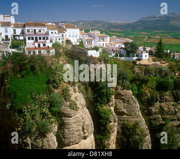 El Tajo Schlucht, Ronda, Andalusien, Spanien Stockfoto