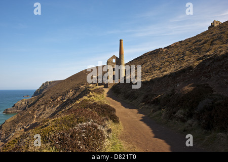 South West Coast Path, Kapelle Porth, Peranporth Stockfoto