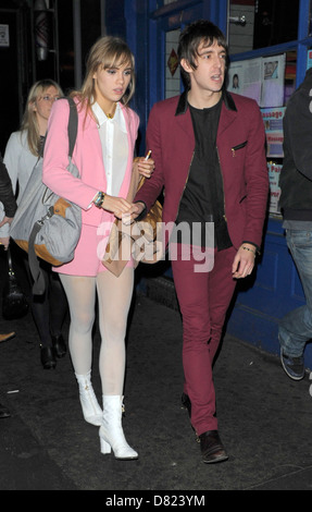 Suki Waterhouse und Miles Kane die NME Awards Afterparty im W Hotel in London, England - 29.02.12 Stockfoto