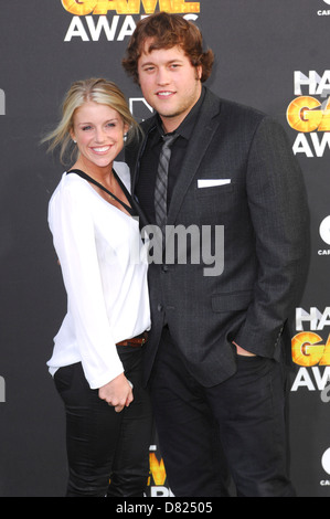 Matthew Stafford die 2012 Cartoon Network Hall of Game Awards - Ankünfte Los Angeles, Kalifornien - 18.02.12 Stockfoto