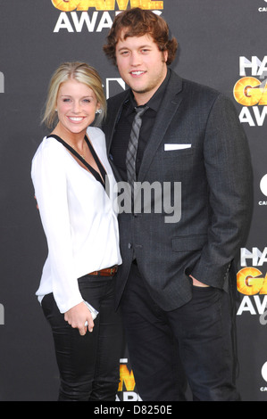 Matthew Stafford die 2012 Cartoon Network Hall of Game Awards - Ankünfte Los Angeles, Kalifornien - 18.02.12 Stockfoto