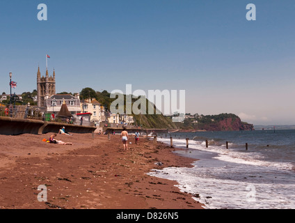 Der Badeort Teignmouth in Devon, Südengland Stockfoto