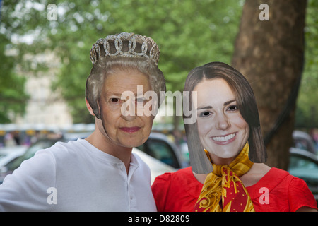 Königliche Hochzeit von Prinz William und Kate Middleton im April 2011. Stockfoto