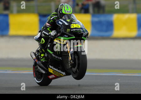 Le Mans, Frankreich. 17. Mai 2013. Cal Crutchlow in der Moto GP Weltmeisterschaft aus dem Le Mans-Rennstrecke. Bildnachweis: Aktion Plus Sportbilder / Alamy Live News Stockfoto