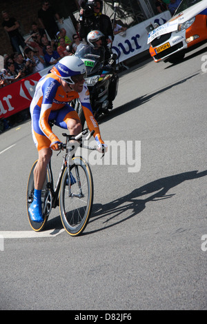 Tankink, Rabobank-Fahrer während der Prolog-Zeitfahren bei der Tour de France 2012 in Lüttich, Belgien Stockfoto